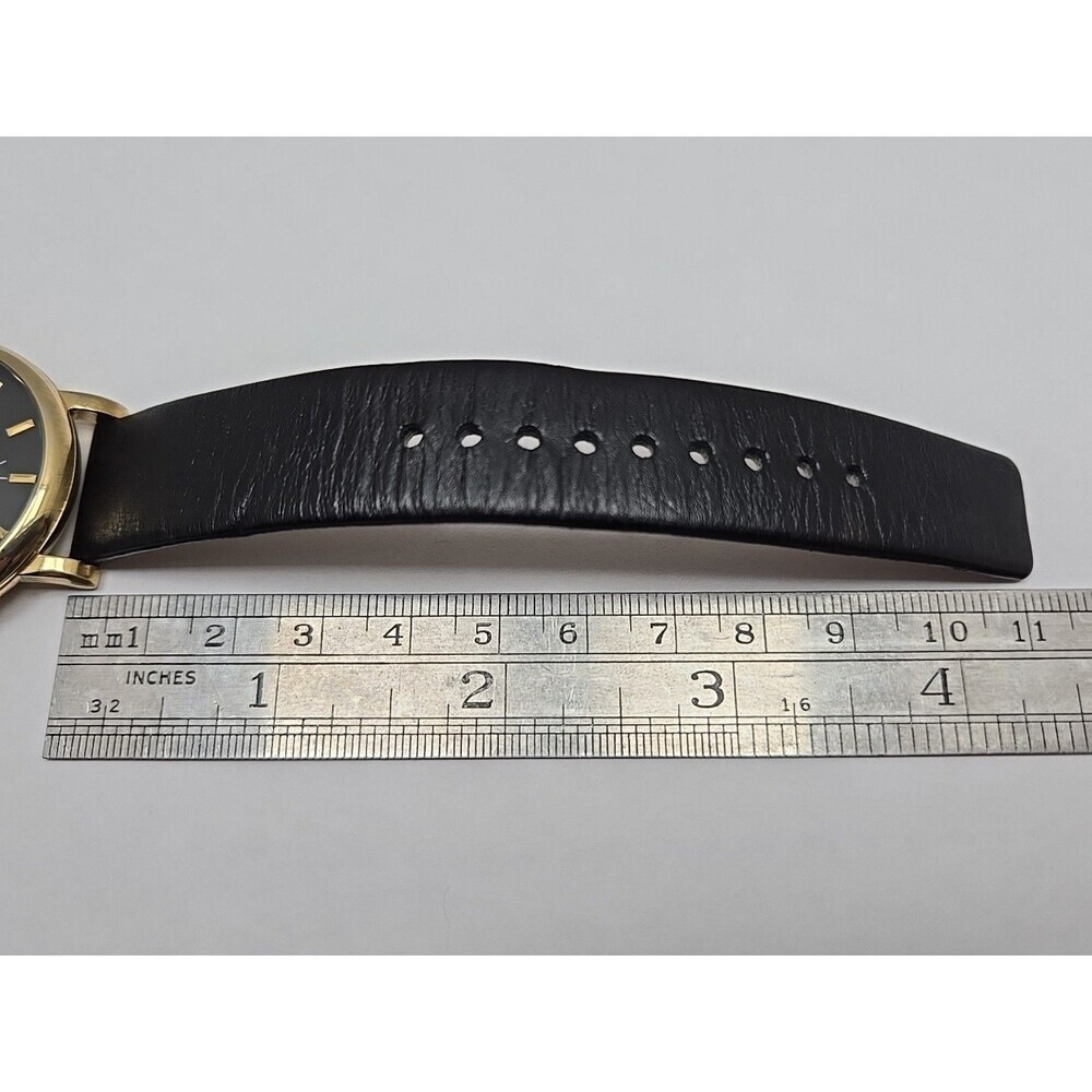 Womens Marc Jacobs Baker Watch Gold Tone Black Dial New Battery Dress Work Gift - Picture 9 of 13